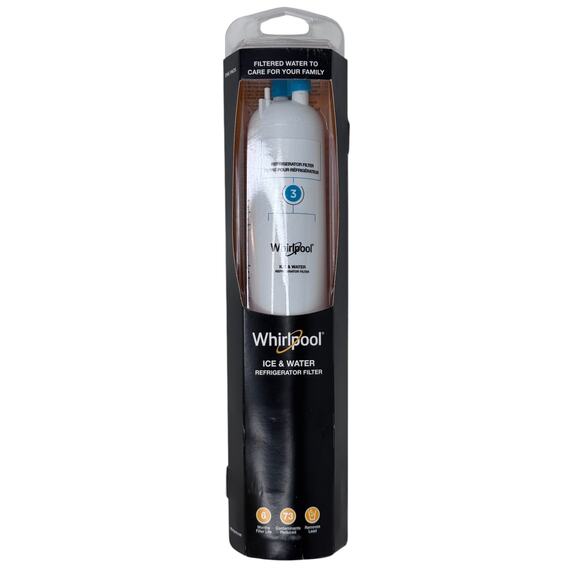 Whirlpool WHR3RXD1 Ice and‎ Water Refrigerator Filter 3, 73 Contaminants Reduced - Picture 1 of 7